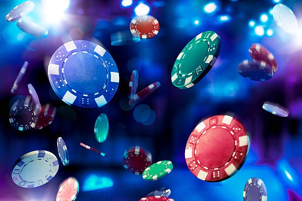 Live-dealer blackjack table with multi-camera studio setup